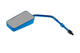 Mirror F1 right / left STR8 M8 thread (w/ left-hand adapter) blue