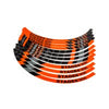 Rim Sticker Set Scooter 13" Stage6 Orange