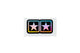 Hologram Sticker Stage6 stars 50x25mm