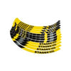 Rim Sticker Set Scooter 10" Stage6 Yellow