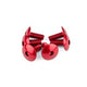 Fairing Screws aluminium M6x15 red (x6)