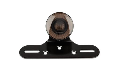 Taillight LED Circular Black-Line with license plate holder