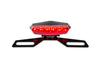 Taillight LED Hexagonal Red with license plate holder
