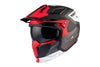 Flip-Up Helmet MT Helmets Streetfighter SV S Totem grey / red