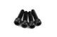 Intake Screw Set M6x25mm Alu Black (x4)