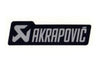Sticker Akrapovic heat resistant 120x35mm