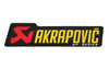 Sticker Akrapovic heat resistant 180mm
