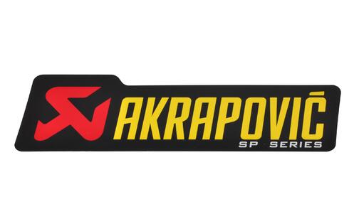 Sticker Akrapovic heat resistant 180mm