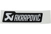 Sticker Akrapovic heat resistant 120x35mm black
