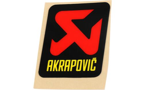 Sticker Akrapovic heat resistant 60x70mm