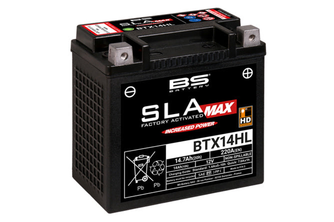 Battery SLA Max BS Battery BTX14HL 12V - 14,7Ah