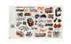 Sticker Set Stage6 A4 orange