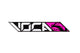 Sticker Voca pink 14x2.2cm