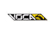 Sticker Voca yellow 14x2.2cm