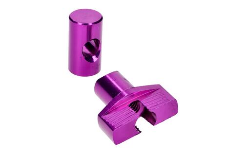 Brake Cable Adjuster M6 aluminium purple
