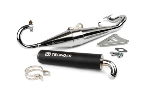 Exhaust Tecnigas Next R Minarelli horizontal chrome