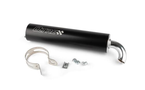 Rear silencer Tecnigas Q-TRE, black