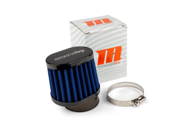 Air Filter offset Motoforce Racing type BMC 50mm PWK/VHST blue / black