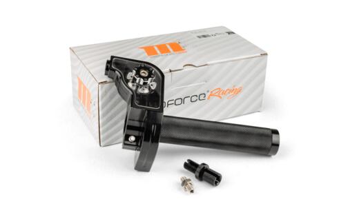 Quick Action Throttle MotoForce Racing CNC Aluminium Black