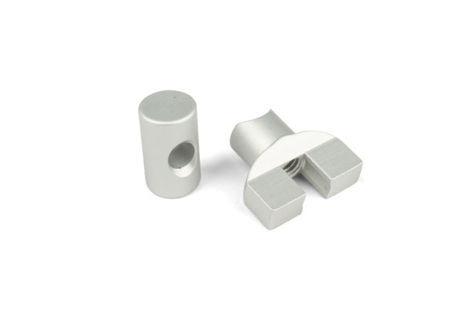 Brake Cable Adjuster M6 aluminium silver