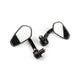 Mirror Set for handlebar ends aluminum black