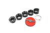 Air Filter extra flat 28 - 43mm black / red