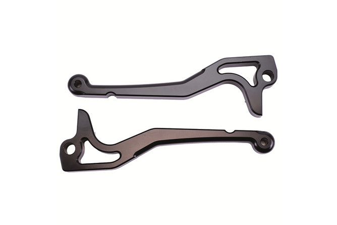 Brake Lever Set CNC black Yamaha Aerox / Nitro before 2012