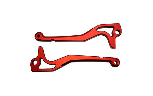Brake Lever Set CNC red Yamaha Aerox / Nitro before 2012