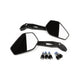 Mirror Set STR8 Street II M8/M10 adapter black
