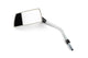 Mirror left white Groove D.8mm