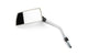 Mirror left white Groove D.8mm