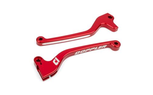 Brake Lever Set Doppler CNC red Yamaha BW's / Slider after 2004