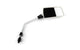 Mirror right white Groove D.8mm