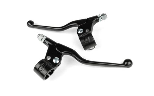 Brake Levers + Mount (x2) black long universal