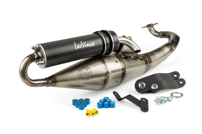 Exhaust LeoVince Handmade TT Black Edition Minarelli horizontal / China 2T