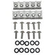 Fairing Screws M6x15 Allen head domed + clip nuts (x10)