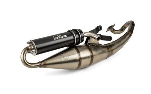 Exhaust LeoVince Handmade TT Black Peugeot horizontal AC