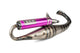 Exhaust SCR Corse Handmade 70 Piaggio purple