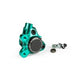 Front Brake Caliper CNC aluminium Stage6 Minarelli / Piaggio / Peugeot turquoise