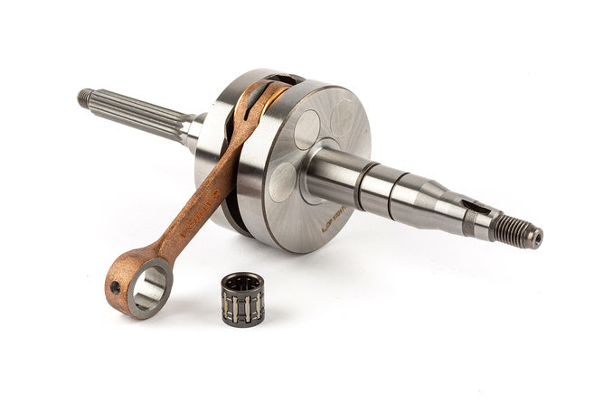 Crankshaft Athena 43mm stroke 85mm conrod 12mm pin Minarelli vertical