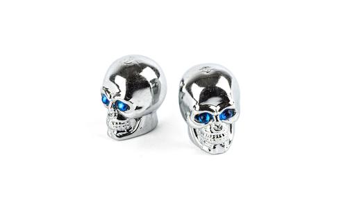 Valve Caps Skull chrome
