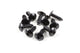 Fairing Screws M5x12 aluminium black (x 10)