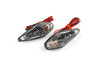 Indicators / Lamps glue-on drop-shaped Wing carbon