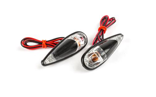 Indicators / Lamps glue-on drop-shaped Fender black