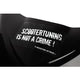 Sticker Scootertuning is not a crime black / white