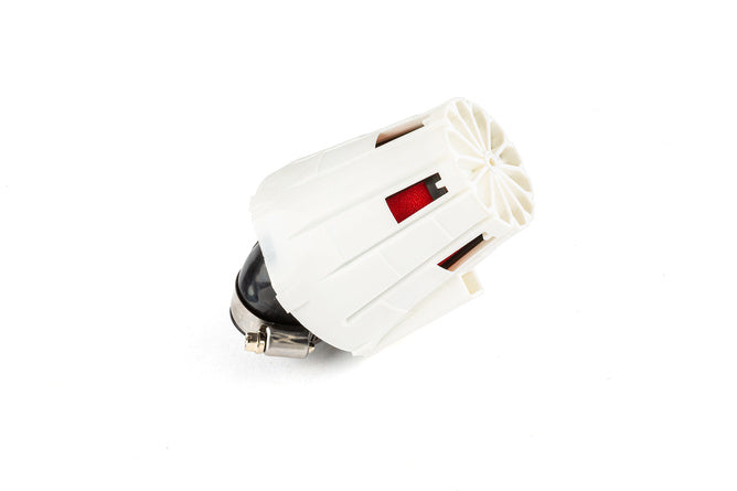 Air Filter STR8 E5 45° 35mm PHVA/PHBG white / red