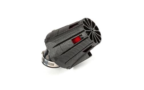 Air Filter STR8 E5 45° 35mm matte carbon / red
