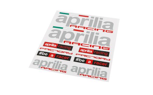 Sticker Sheet Aprilia Racing 25x20cm