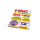Sticker Sheet Sponsor HRC 33x22cm
