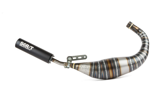 Exhaust Stage6 R/T 90 - 100cc CNC black Minarelli AM6